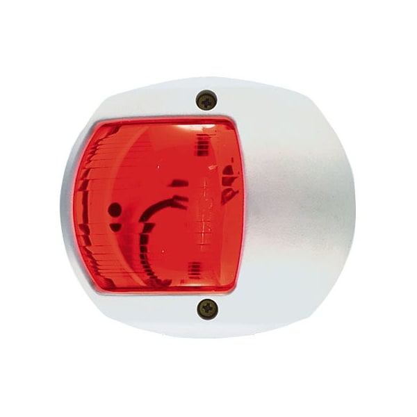 Perko 0170WP0DP1 Navigation Side Light - Red with White Polymer Base